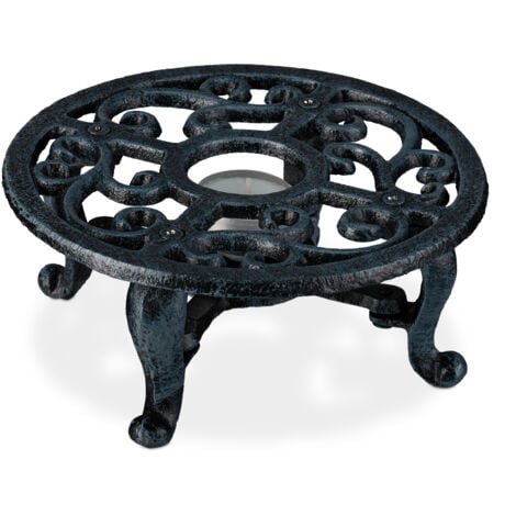 Scaldavivande A Candela LOBERON - Stile Vintage In Ghisa Per Mantenere Caldo Il Tuo Cibo - Foto 9