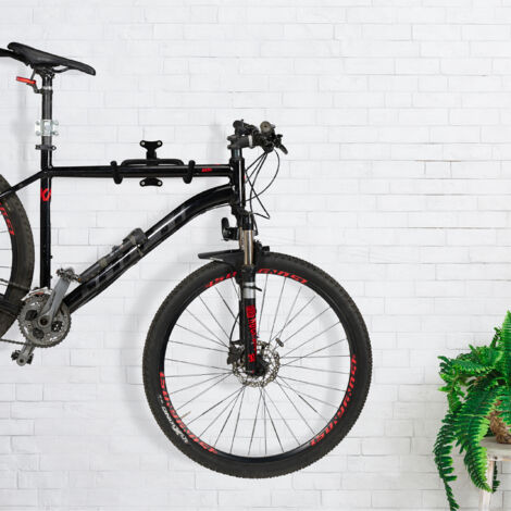 Relaxdays Portabici da Muro, da Parete, Pieghevole, Garage e