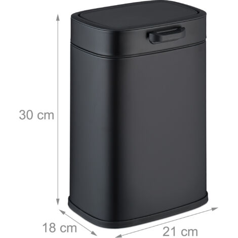 Secchio per compost in acciaio inox da 5 litri, contenitore per compost