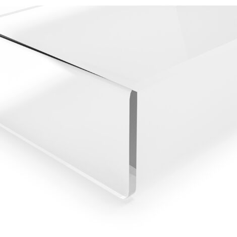 Hovico 2 Ripiani Superiori Per Monitor E TV - Supporto Regolabile 21,5 Cm Per Organizzare Scrivania, Bianco/Nero