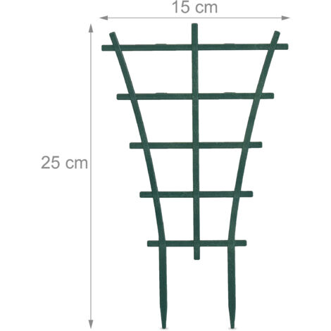 12 Supporti Per Piante Rampicanti, Anelli Di Sostegno Per Fiori E Pomodori, Resistenti Alle Intemperie