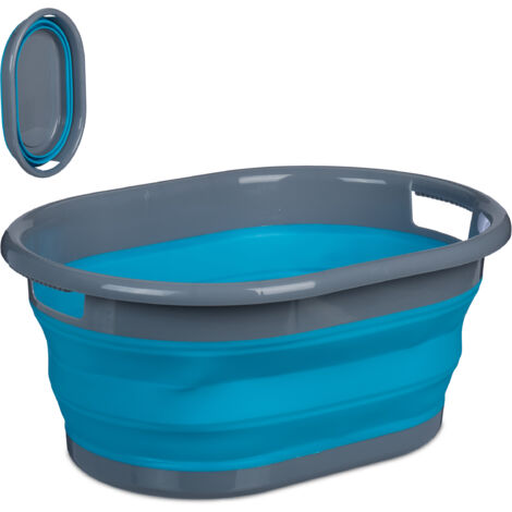 Cesto Porta Biancheria Pieghevole Con Manici &ndash; Multicolore, Per Bagno E Camera, Varie Misure