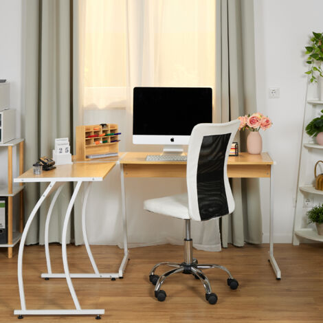 Organizer Da Scrivania In Bambù - Portapenne Con 4 Scomparti, 20x25x11.5 Cm, Design Naturale - Foto 5