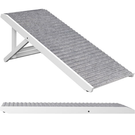 Rampa Da Auto Per Cani Pieghevole - Pedana Antiscivolo Per Bagagliaio, Supporto Fino A 90 Kg, 156x40 Cm, Nero - Foto 2