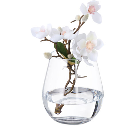 Set Di 3 Mini Vasi In Vetro Blu - Centrotavola Per Fiori Piccoli E Decorazioni