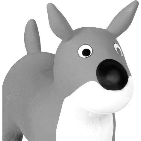 Cavallo Gonfiabile per Bambini, 3 Anni, Animale Saltellante, Regge 50 kg, BPA-free, con Pompa, Marrone Chiaro, Relaxdays | Leroy Merlin