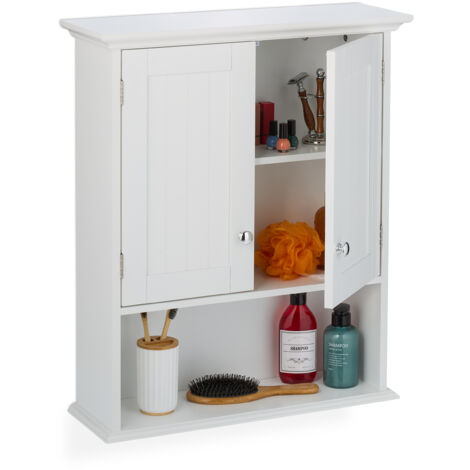 Colonna bagno - 1 cassetto e 2 ante - ripiani regolabili - Grigio | Leroy Merlin