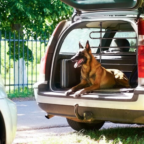 PawHut Divisorio Auto per Cani Regolabile in Altezza e Larghezza