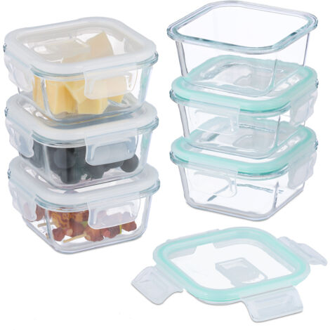 Soleebee Set Di Contenori Per Alimenti Con Coperchio, 3 X | FindTheDeal