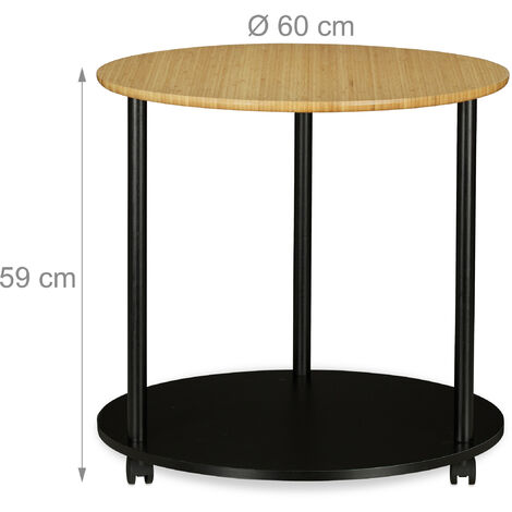 Tavolino Da Giardino Rotondo In Acciaio - Bianco, Ø70cm, Con Foro Per Ombrellone, Carico 130kg - Foto 6