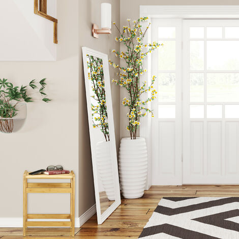 Relaxdays Sgabello da Bagno in Bambù, Design Naturale, Panchetta da Armadio, 50,5 x 41,5 x 29,5 cm, Legno Naturale