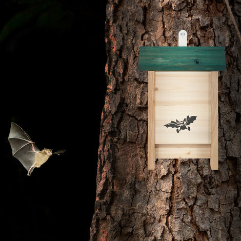 Cassetta Per Pipistrelli In Legno Resistente Alle Intemperie – Grande Grotta Per Giardino E Vigneto