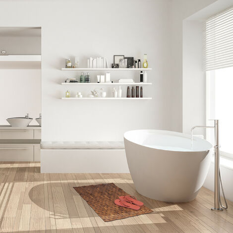 METAFORM Tappeto in gomma per vasca da bagno da 38 x 78 cm Accessori Bagno