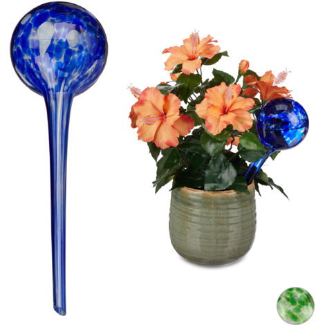Sfere Per Irrigazione, Set Da 4, Per Piante E Fiori, Irrigatori Per Ufficio Vacanza 6cm In Vetro Rosso 85213502
