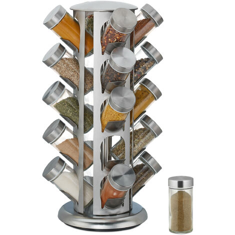 Honyan Crystal Scatola girevole per condimenti 4ply/5play verticale multi-strato di condimento barattoli per la casa portaspezie rotante scatola di condimento 