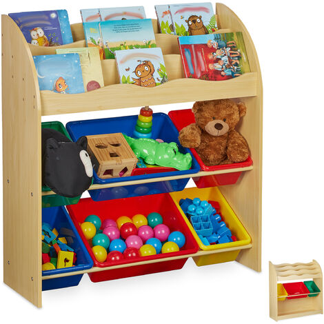 Cinque Scatola Porta Giochi per Bambini Multi-cassetto assemblata in plastica Colore : A 