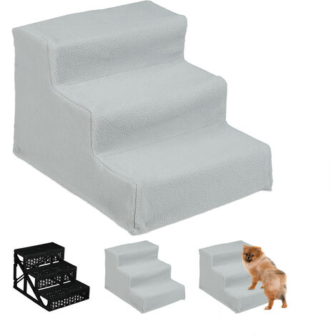 Scaletta per divano con rampa per scale a 3 gradini per cani di piccola  taglia antiscivolo per animali domestici con coperchio