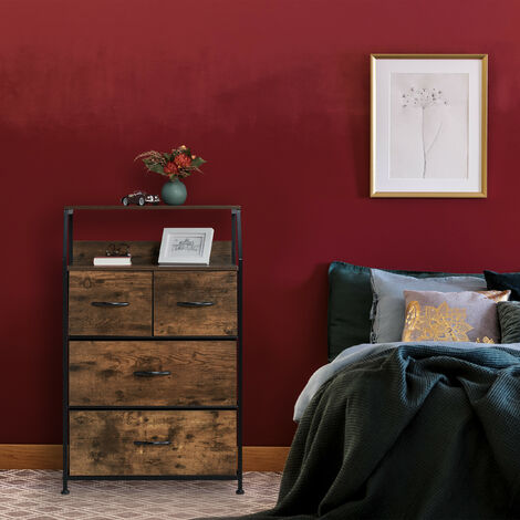 Iris Ohyama Cassettiera Organizer 4 Cassetti - Portaoggetti In Plastica Senza BPA, Per Ufficio E Casa - Foto 3