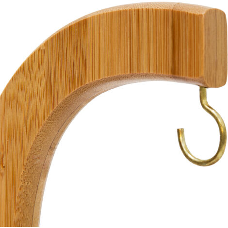 Porta Banana In Legno A Forma Di Palma – Gancio Appendibanane Da Tavolo, 33 Cm, Stabile E Salvaspazio, Per Cucina E Ufficio