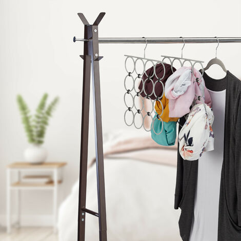 GILDE Porta Sciarpe E Accessori In Metallro – Con Gabbiani, Altezza 95 Cm, Grigio - 3
