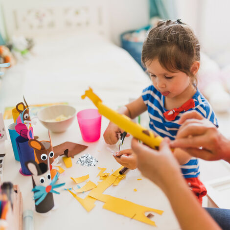 Relaxdays Occhi Adesivi per Lavoretti, 1000 Occhietti Mobili per Bricolage  & Fai da Te, 5 Misure