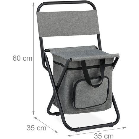 Sgabello da campeggio pieghevole per esterni, portatile, leggero, compatto, da viaggio, per campeggio, escursionismo, pesca (rosso