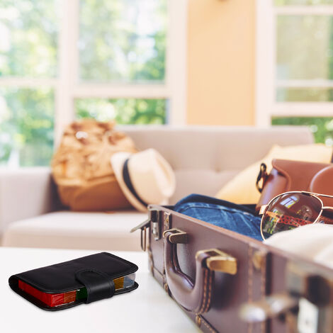 Astuccio Portapillole 7 Giorni 4 Scomparti Organizer Porta Pastiglie Medicinali Da Viaggio Con Custodia, Nero, Relaxdays | Leroy Merlin - Foto 8