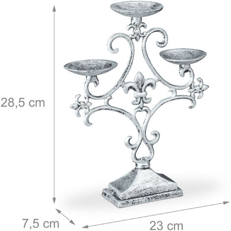 Portacandele Moderno In Metallo Dorato Per Decorare La Tua Casa - Foto 2