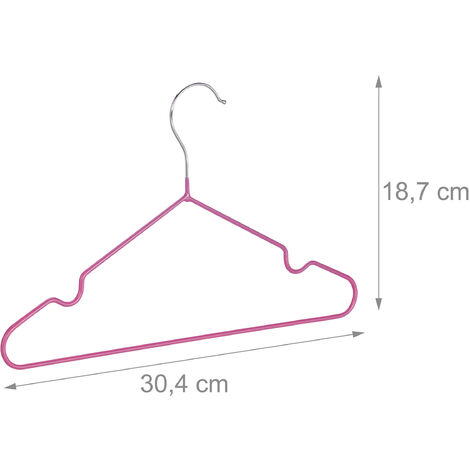 Set da 60 grucce in plastica, stampelle in velluto, ometti per bambini,  turchese