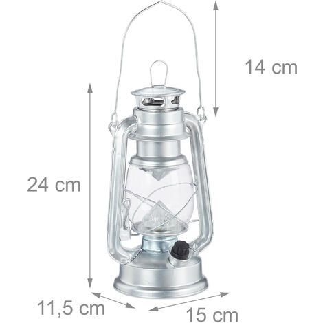 2x Lanterna LED, Lampada Decorativa Retrò per Finestre o da