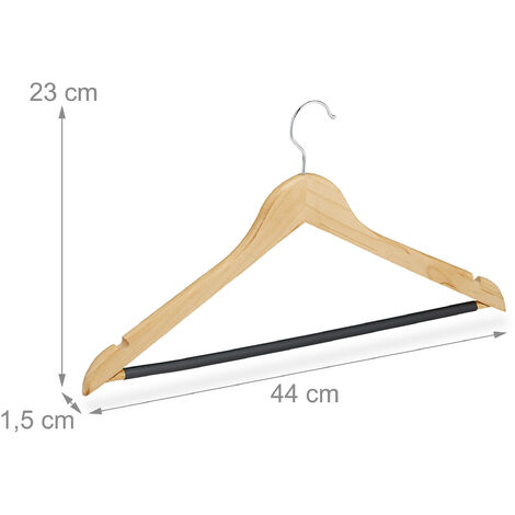 100 grucce appendiabiti in plastica stampelle gommate guardaroba