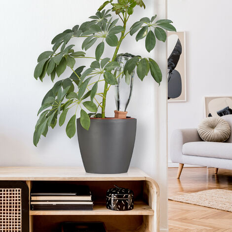 Coni Da Irrigazione Automatica Relaxdays - Set Da 10, In Terracotta, Per Bottiglie Da 1,5L