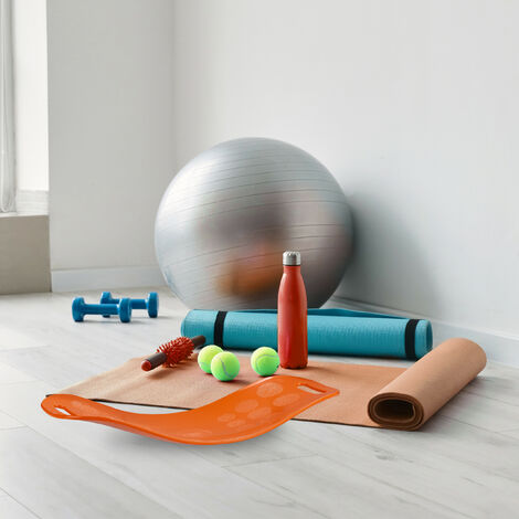 Relaxdays Balance Board, Tavoletta Propriocettiva da Allenamento, Tavola  Basculante, Yoga, Equilibrio, 150 kg, Arancione