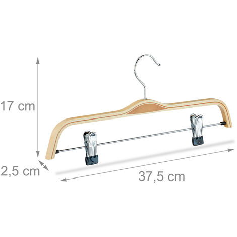 Set grucce in legno a pinza naturale (10 pezzi)