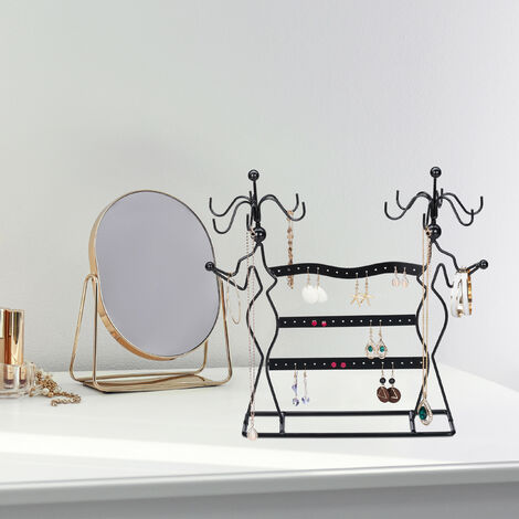 Set 2 Espositori A Mano Per Gioielli – Eleganti, Bianco E Nero, Ideali Per Anelli E Bracciali, Perfetti Per Negozi E Fiere