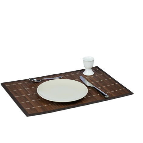 SET DA TAVOLA 4 TOVAGLIETTE AMERICANE 30 X 45 CM BAMBOO EDGE