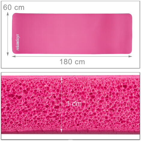 Tappetino da ginnastica 3 m con spessore 10 cm, Tappetino gonfiabile ad  aria per ginnastica, Rosa - Costway