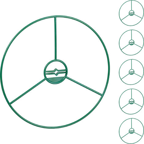 Supporti Per Arbusti In Acciaio | 10 Pezzi Mezzo Rotondo | Per Ortensie, Rose E Piante - Foto 9