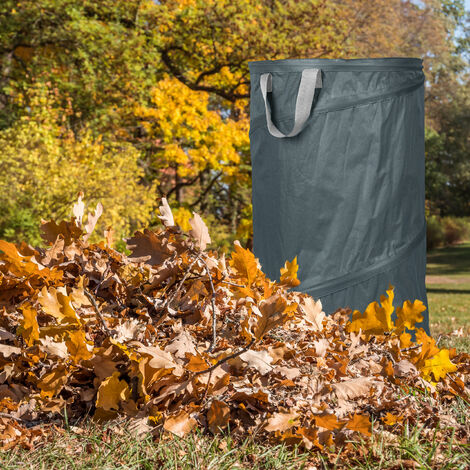 Sacchi Per Rifiuti Da Giardino Pop Up - 3 Pezzi, 160L, Tessuto Oxford 600D, Impermeabili
