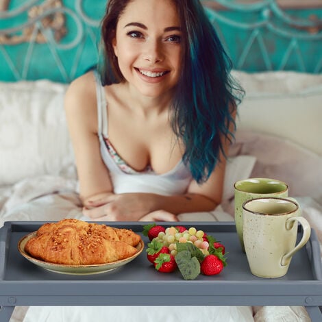 Vassoio da letto richiudibile per la colazione a letto