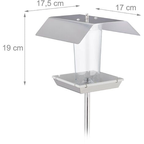 Mangiatoia Per Uccelli In Legno Con Muschio - Da Appendere In Giardino O Balcone | Decorazione Naturale - Foto 10