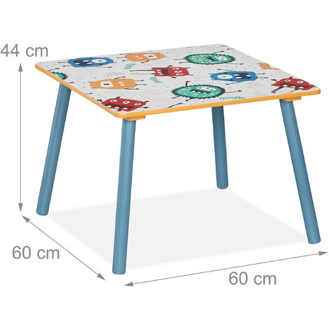Set Tavolino E 2 Sedie Per Bambini Relaxdays - In MDF Bianco Per Cameretta, Altezza Ridotta - Foto 7