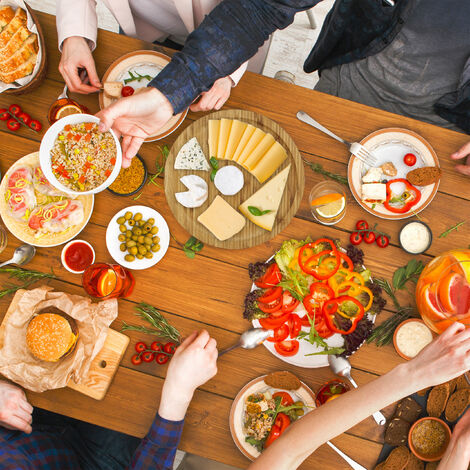 2x Vassoio per Caffè e Aperitivo, Accessori Cucina, Bambù, Piatto da  Portata Frutta Salumi e Formaggi, Naturale