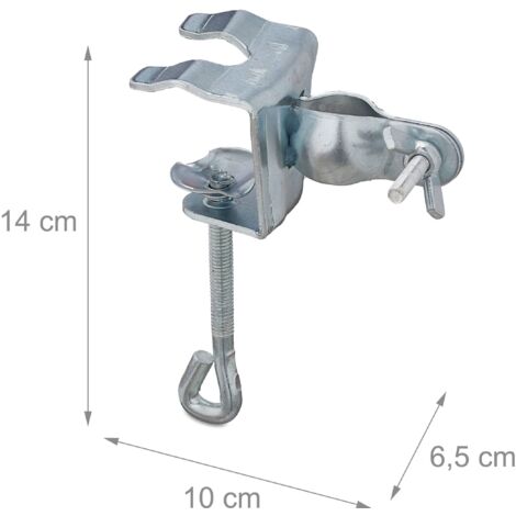 Supporto Per Ombrellone Da Balcone In Metallo – Base Per Terrazzi, Tavoli E Giardini - 2