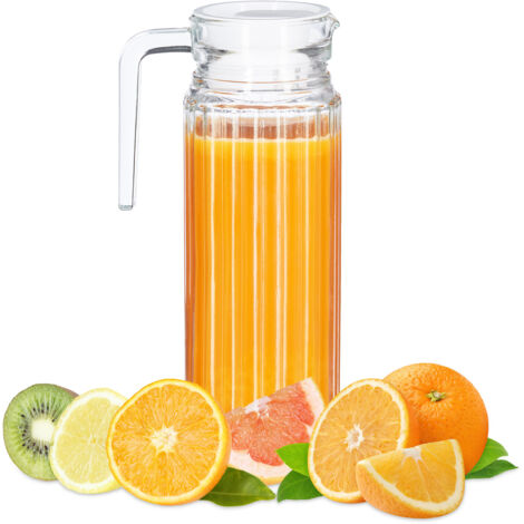 Stölzle Summertime - Caraffa in vetro da 1 l, resistente alla rottura e