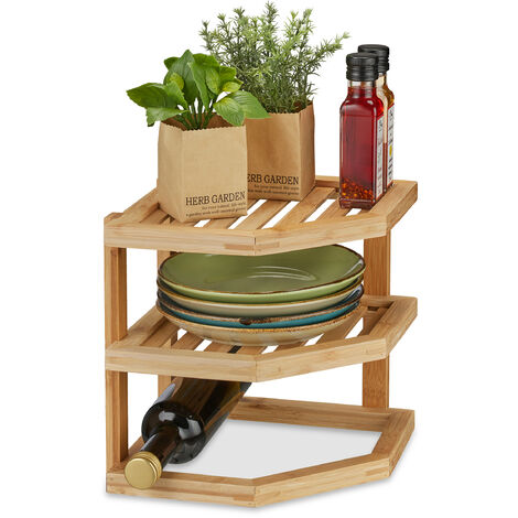 Relaxdays Pattumiera per il Piano Cucina, 8 L, Coperchio in Acciaio