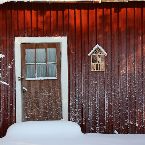 Casetta Per Insetti Relaxdays In Legno - Hotel Per Api E Vespe, Da Appendere, 29x21,5x9,5 Cm - Foto 3