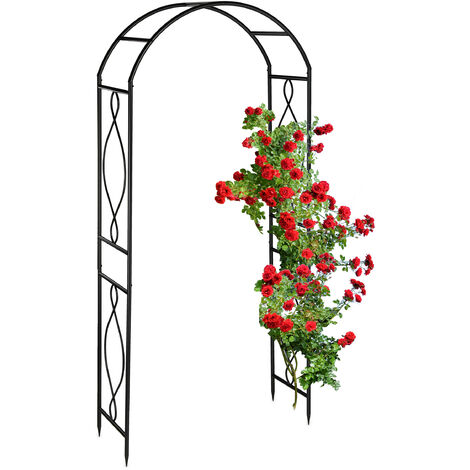 Arco da giardino in metallo for piante rampicanti di rose, 94 pollici