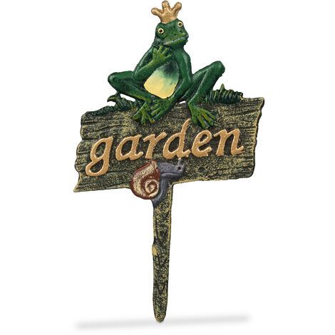 Cartello Da Giardino In Metallo "I Go To Lose My Mind And Find My Soul" - Targa Decorativa 20x30 Cm Vintage