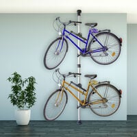 Accessori Montaggio Relaxdays Porta Biciclette a Muro per Appendere La Bici Fino a 50Kg 
